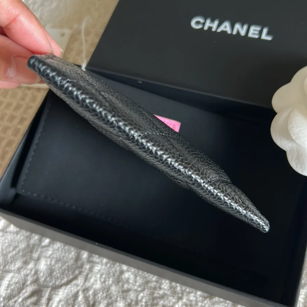 Chanel Card Case Black Caviar REV - Picture 9 of 12